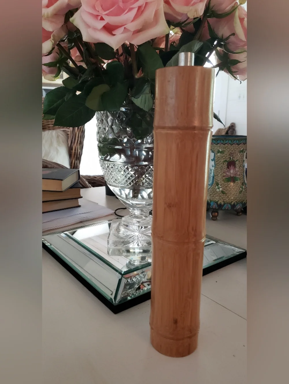 Holar Pepper Grinder, Bamboo, Used For Display